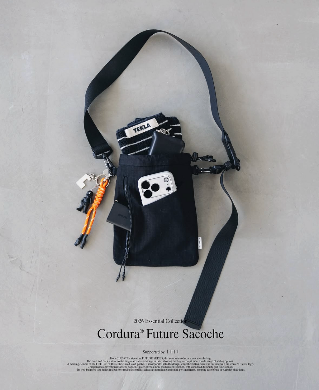 CLESSTE
【8.12 WED 20:00- IN STOCK】CORDURA®︎ FUTURE SACOCHE