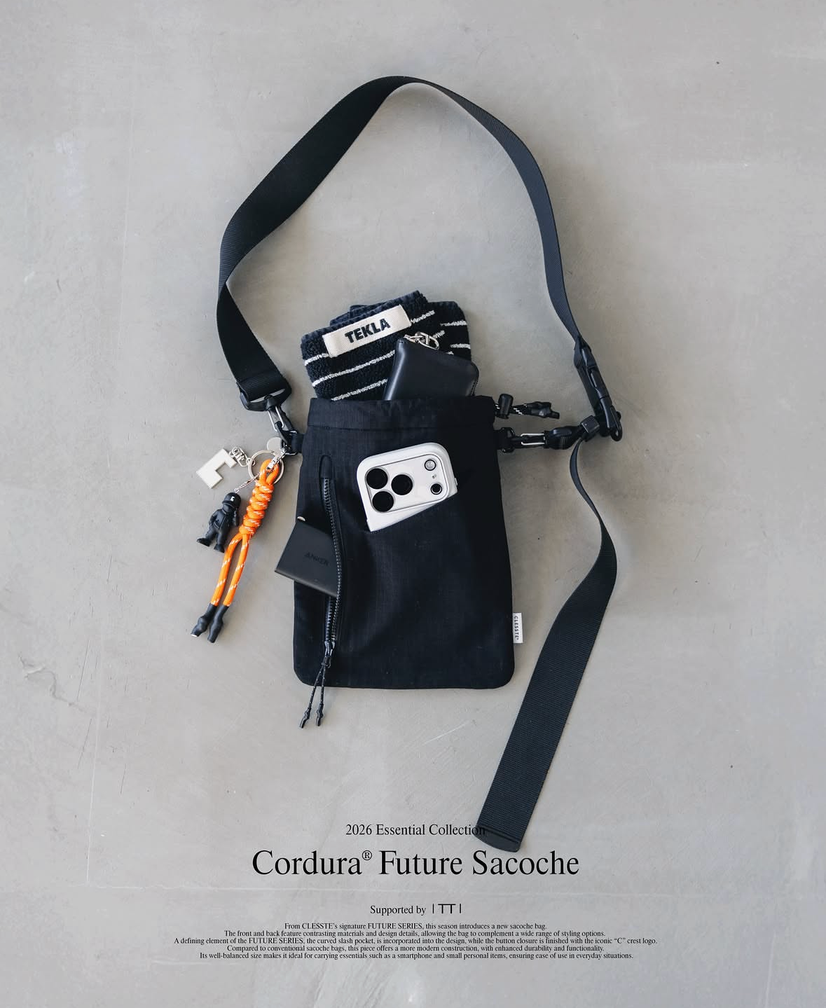 CLESSTE
【8.12 WED 20:00- IN STOCK】CORDURA®︎ FUTURE SACOCHE