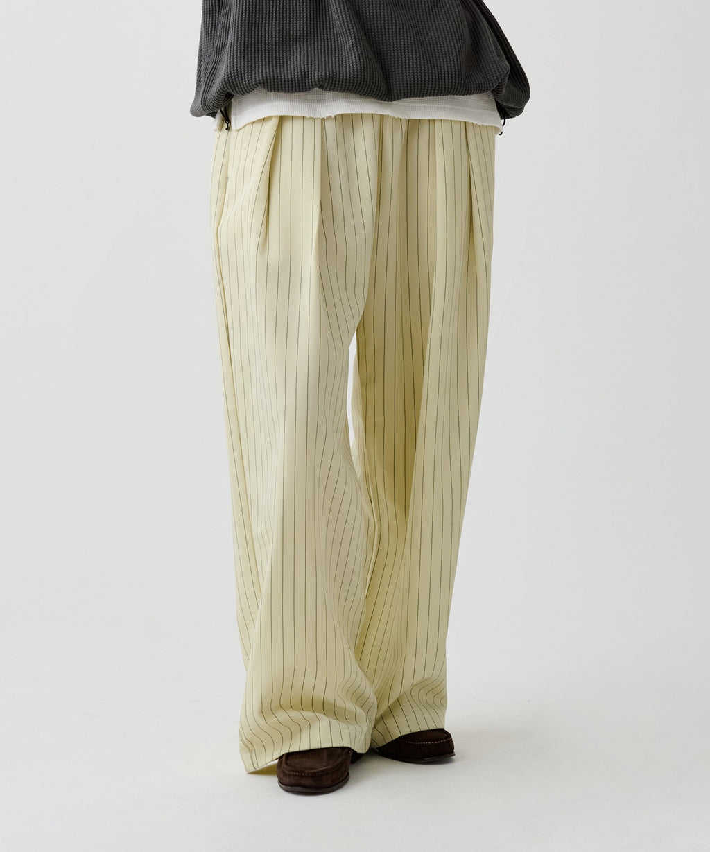 WETTEMPT
2 TUCK EASY STRIPE SLACKS