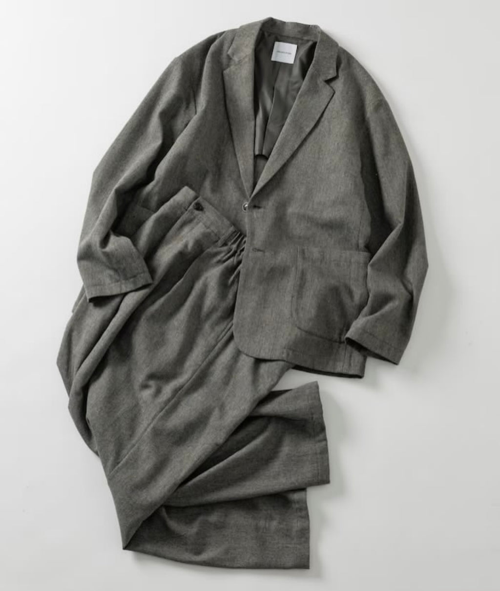 FREAK'S STORE
Relaxed Fit Woolly Jacket and Pants Setup Tailored jacket