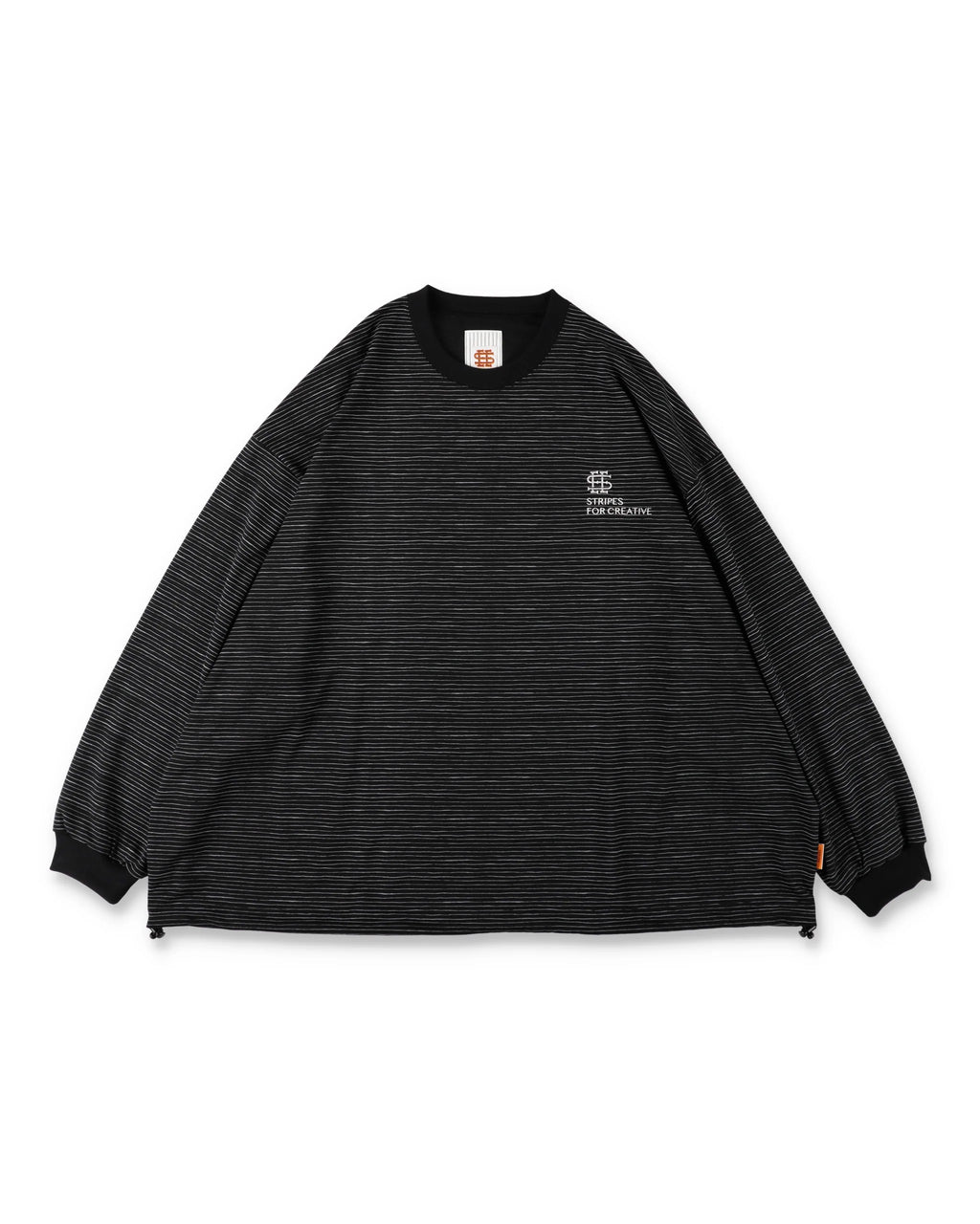 SEE SEE x S.F.C Super Big LS Border Tech Tee W Drawstrings
