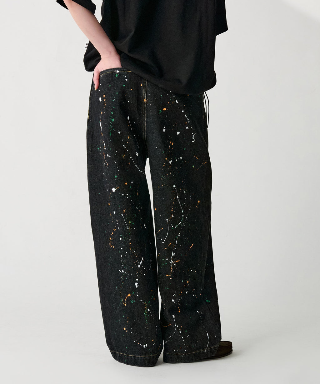WETTEMPT
2TUCK PAINT DENIM PANTS