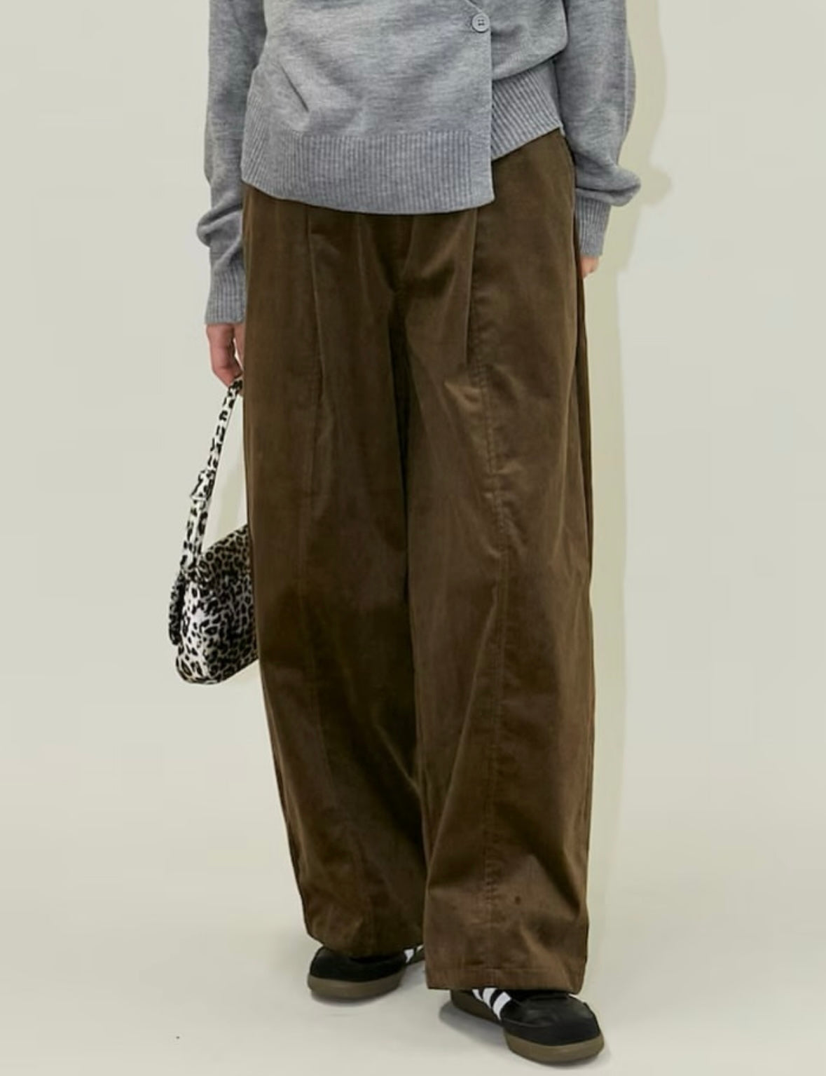 PUBLUX
Wide corduroy easy Pants[Limited products