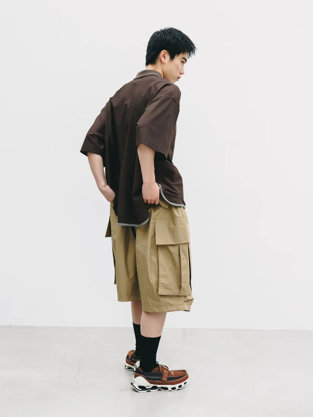 CLESSTE
+PHENIX WINDSTOPPER® BY GORE-TEX LABS CITY MEGA POCKET BALLOON CARGO HALF PANTS