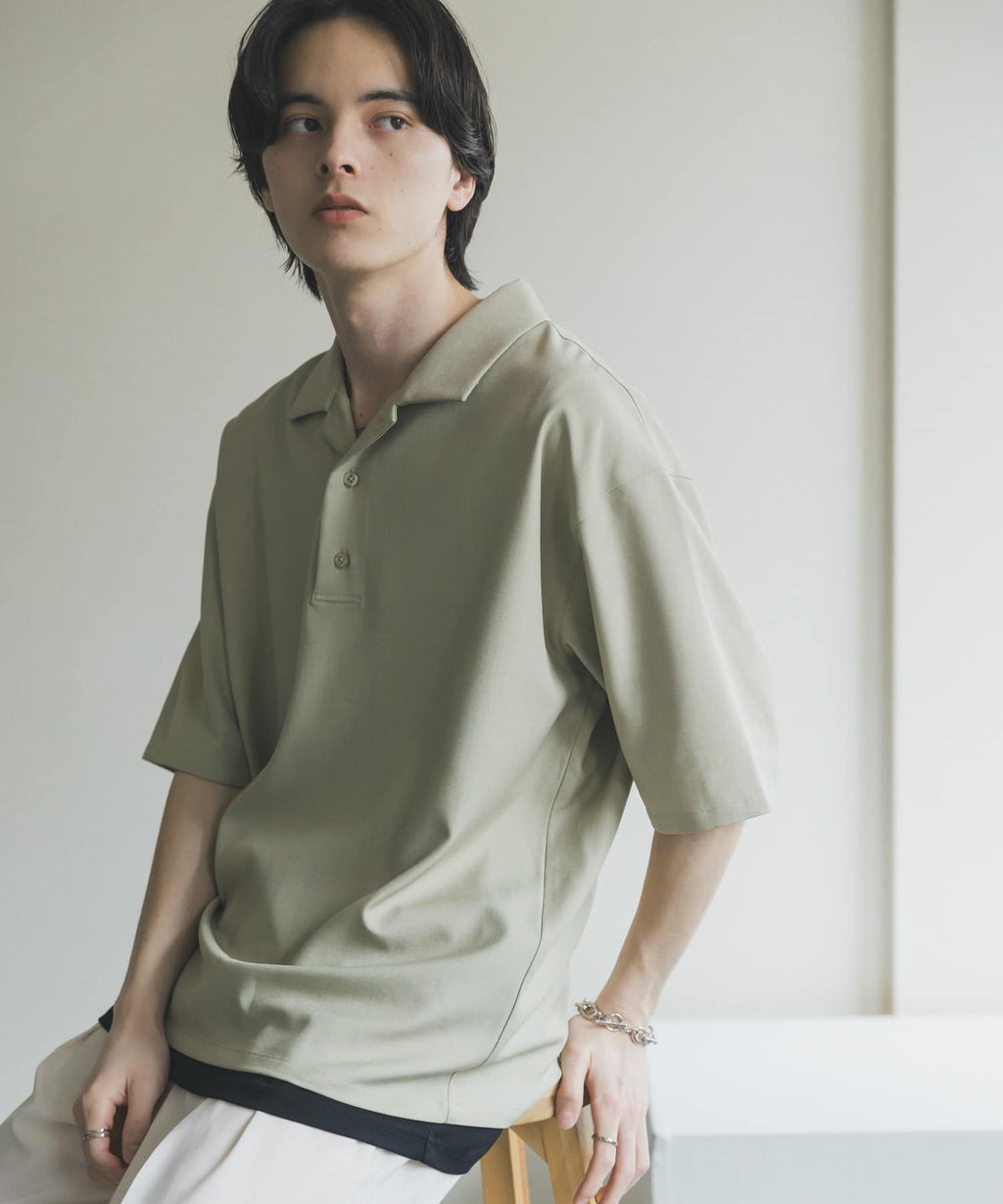 Urban Research SENSE OF PLACE
High Twist Pullover Short Sleeve Shirt