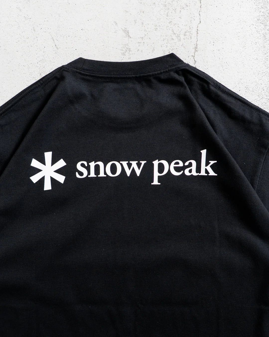 snow peak New Standard Back Printed Logo T-Shirt