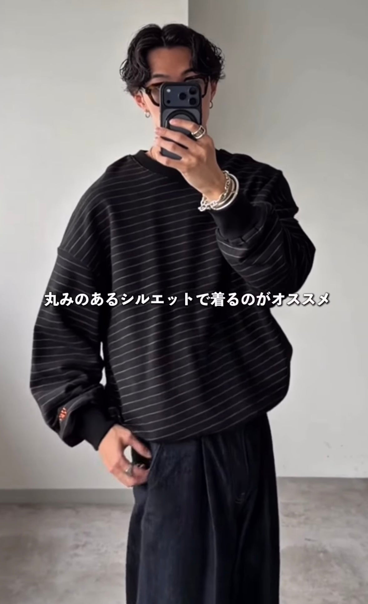 WETTEMPT/ ウィテンプト
HEAVY WEIGHT BORDER SWEAT