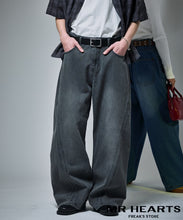 將圖片載入圖庫檢視器 預訂 FREAK&#39;S STORE
MR HEARTS
VINTAGE WASH CURVE LINE DENIM [限定展開]
