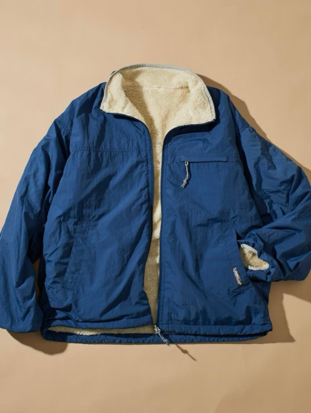 FREAK'S STORE
Relaxed fit reversible nylon fleece Jacket with a single logo