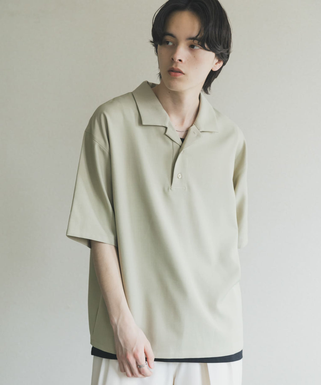 Urban Research SENSE OF PLACE
High Twist Pullover Short Sleeve Shirt