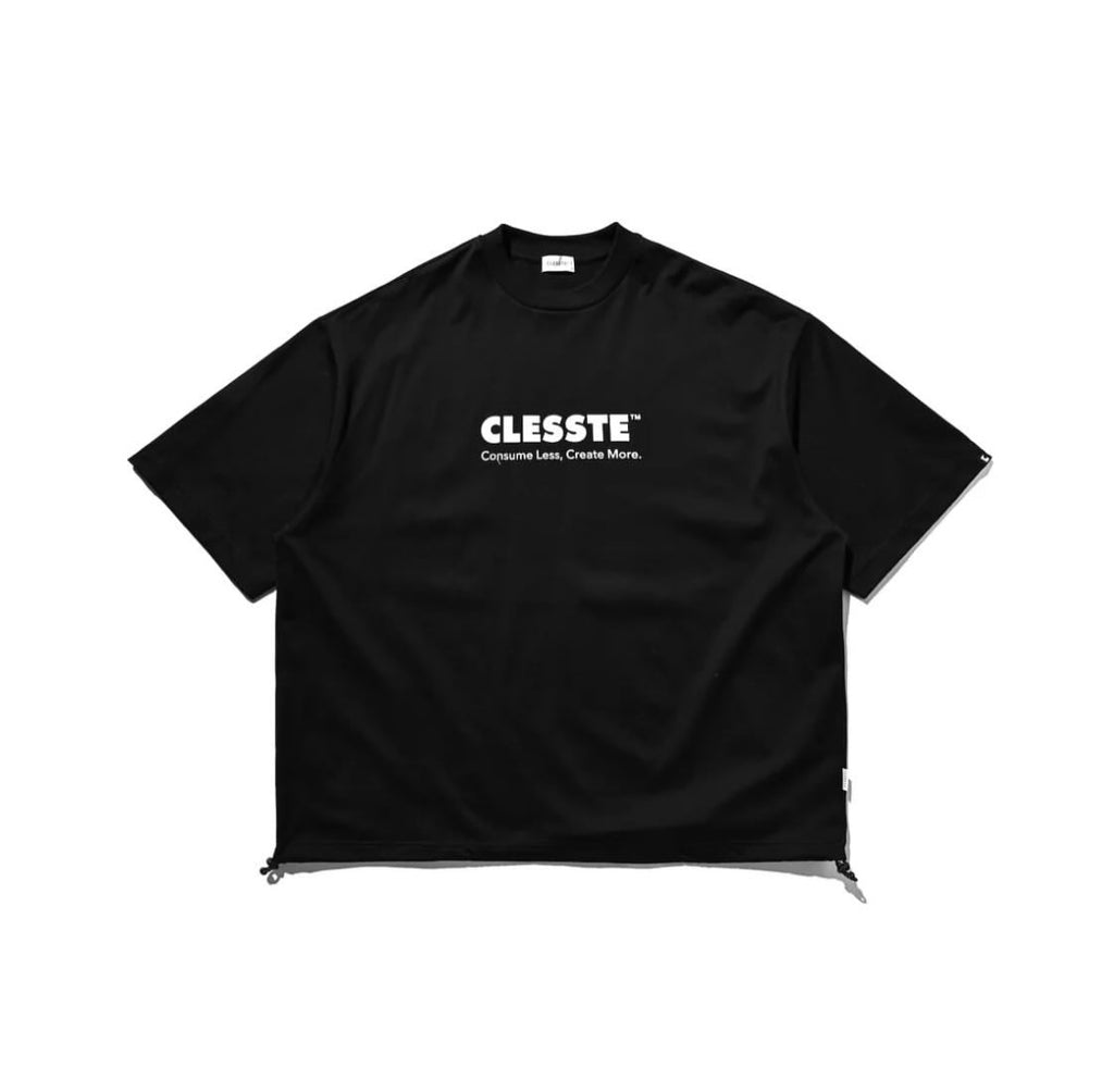 CLESSTE
LOGO PRINT MASSIVE T-SHIRT WITH DRAWSTRINGS B