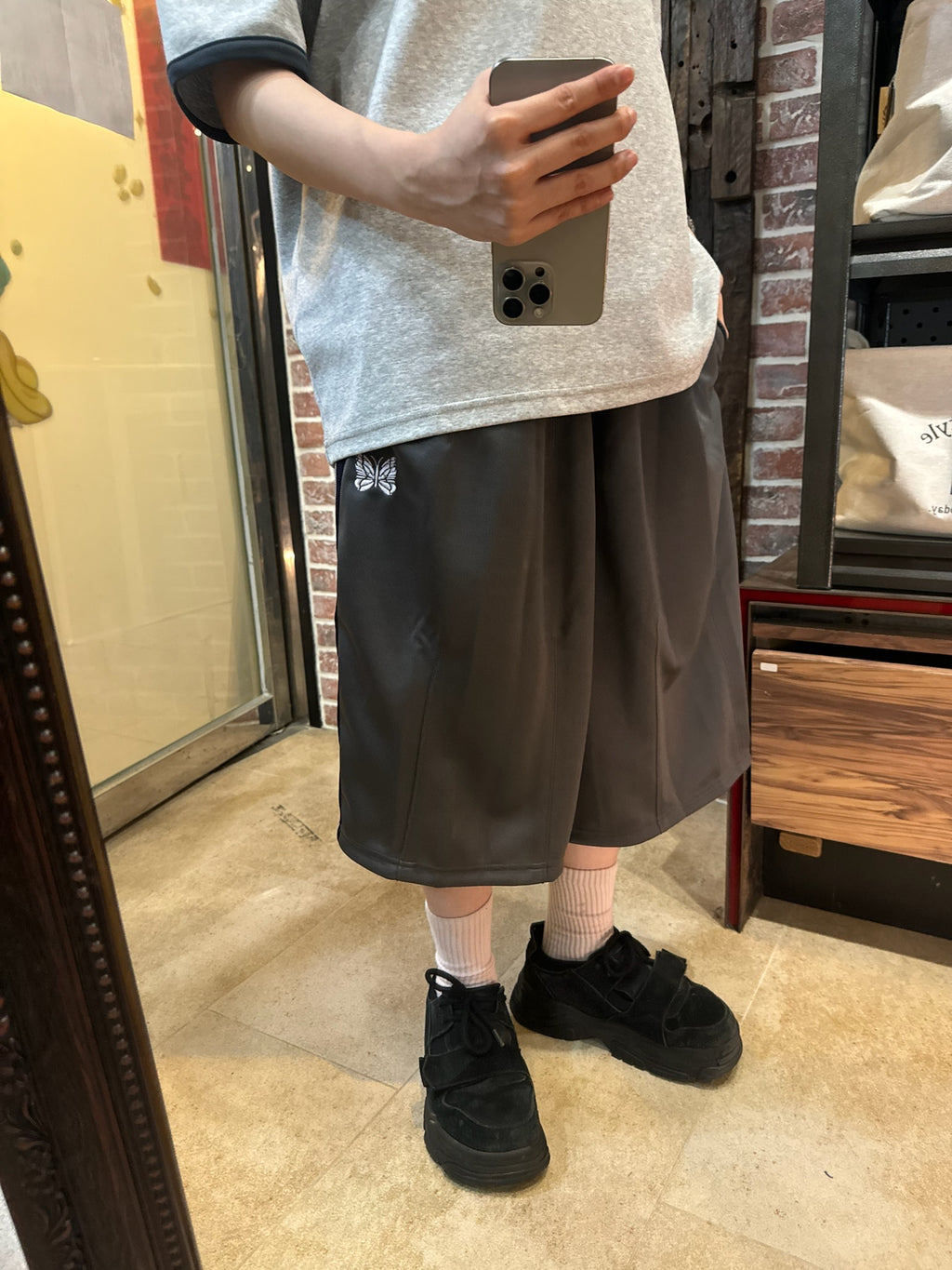 Needles 26ss
別注 Track Short - Poly Smooth