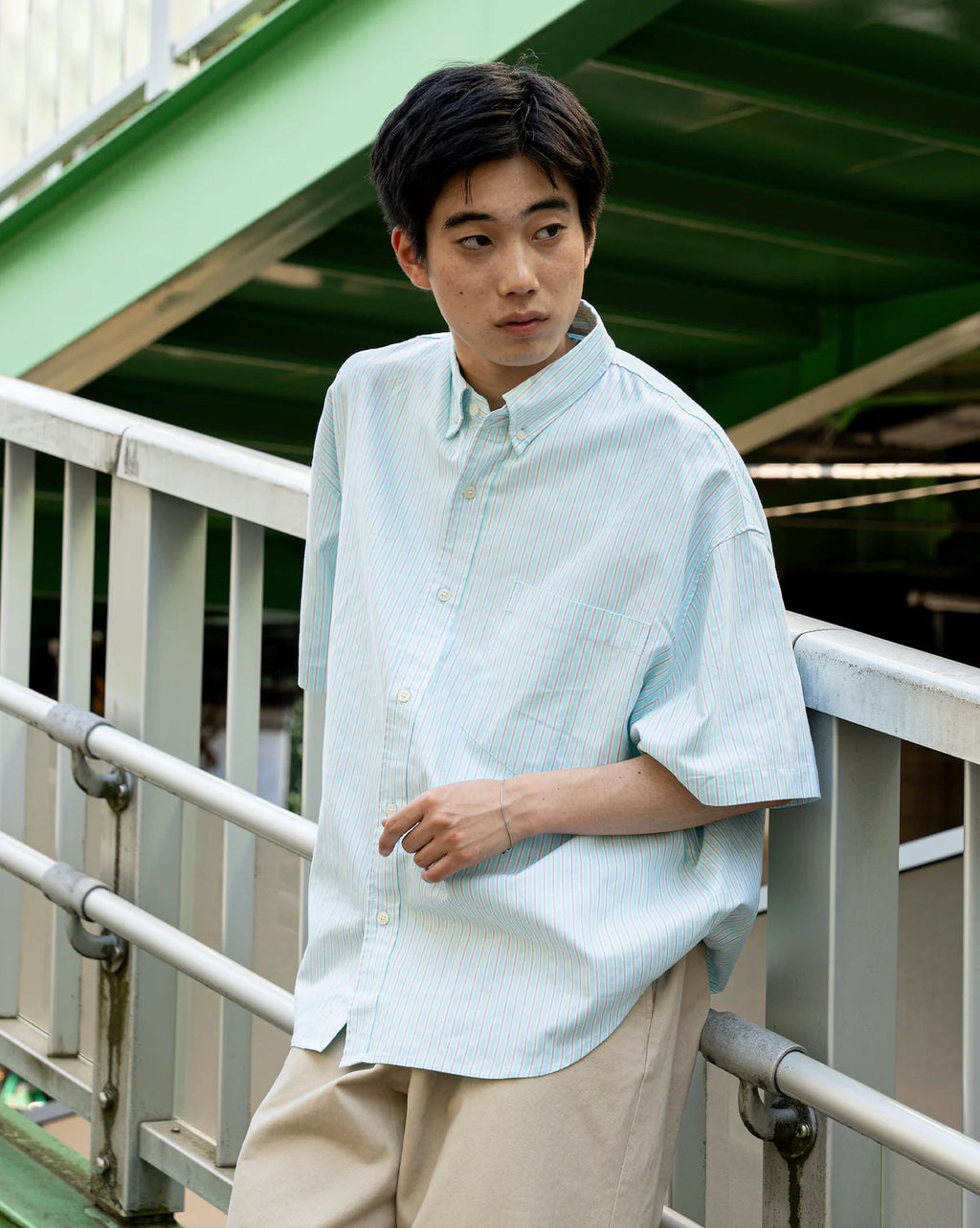 BONBON BLUETOWN TOKOY Ox Stripe Shirt
