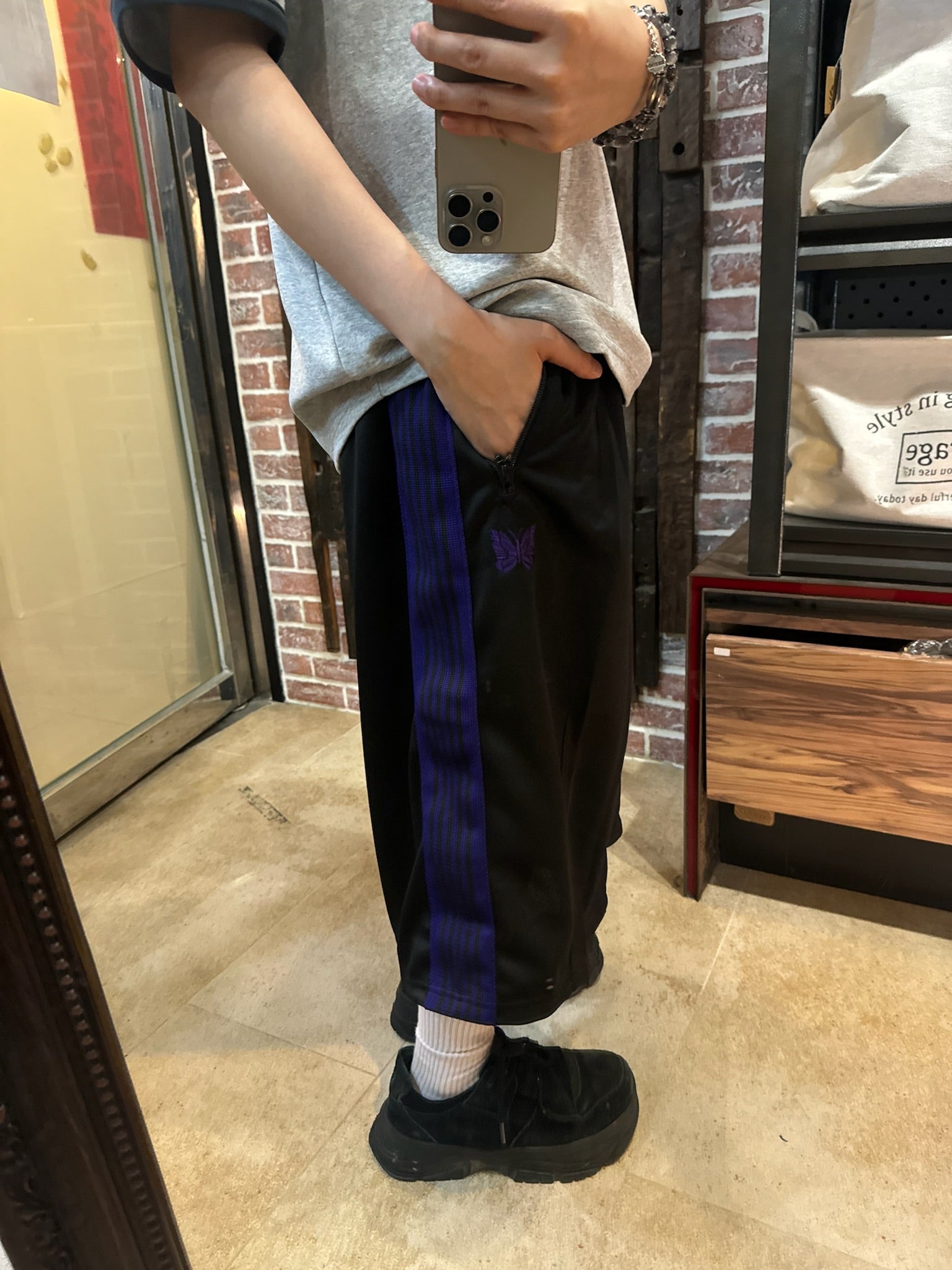 Needles 26ss
別注 Track Short - Poly Smooth