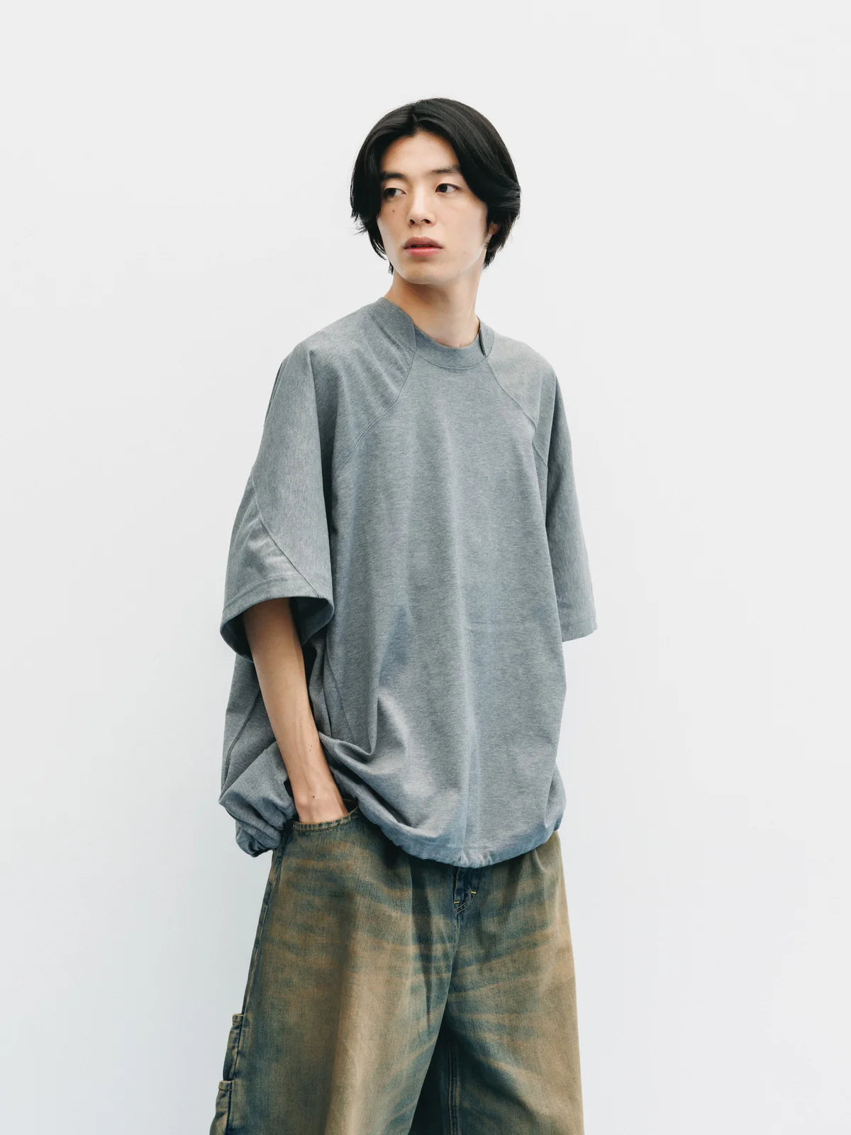 CLESSTE
BLANK GAME S/S T-SHIRT WITH DRAWSTRINGS