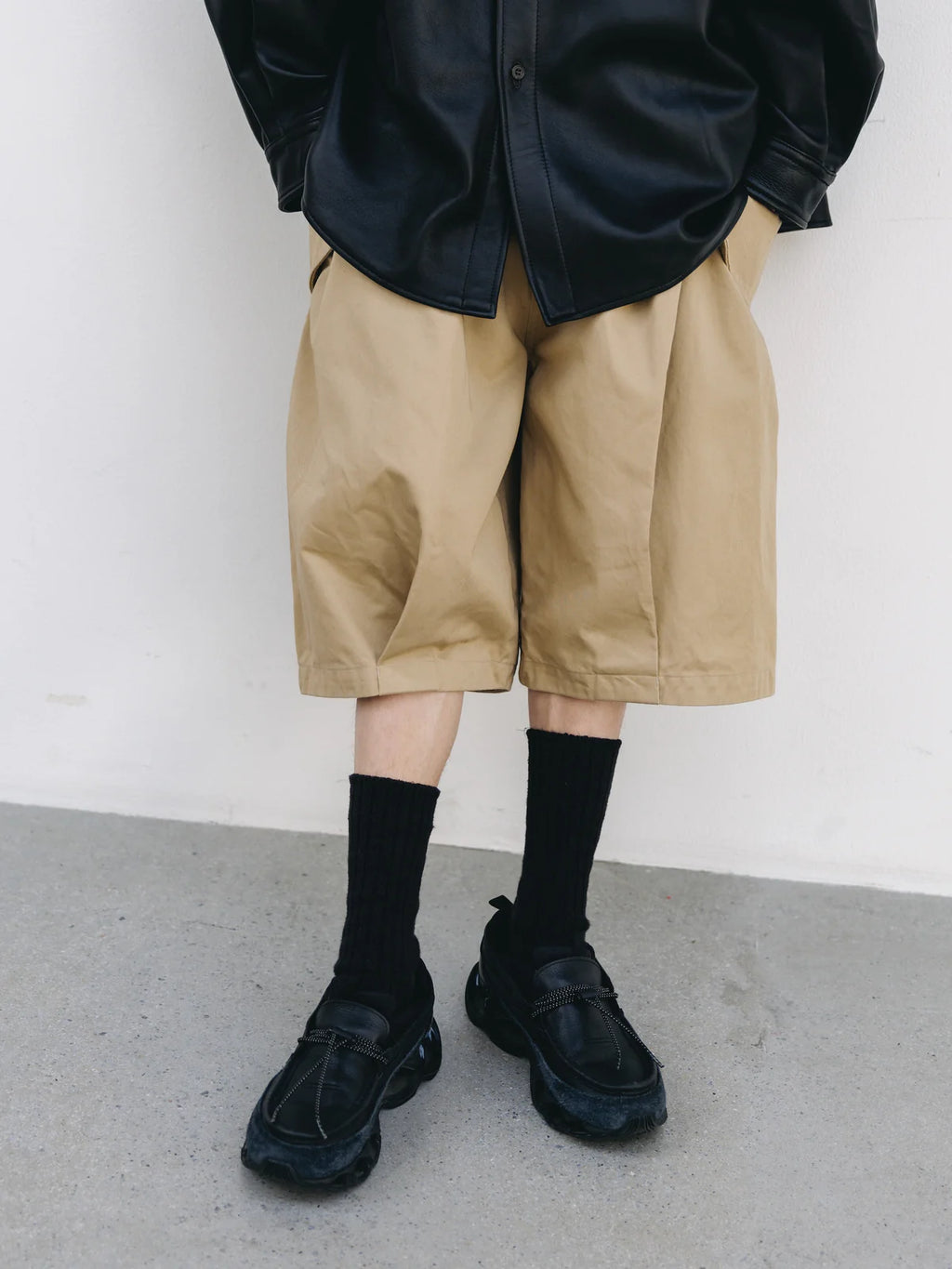 CLESSTE FLAP WIDE BALLOON HALF PANTS