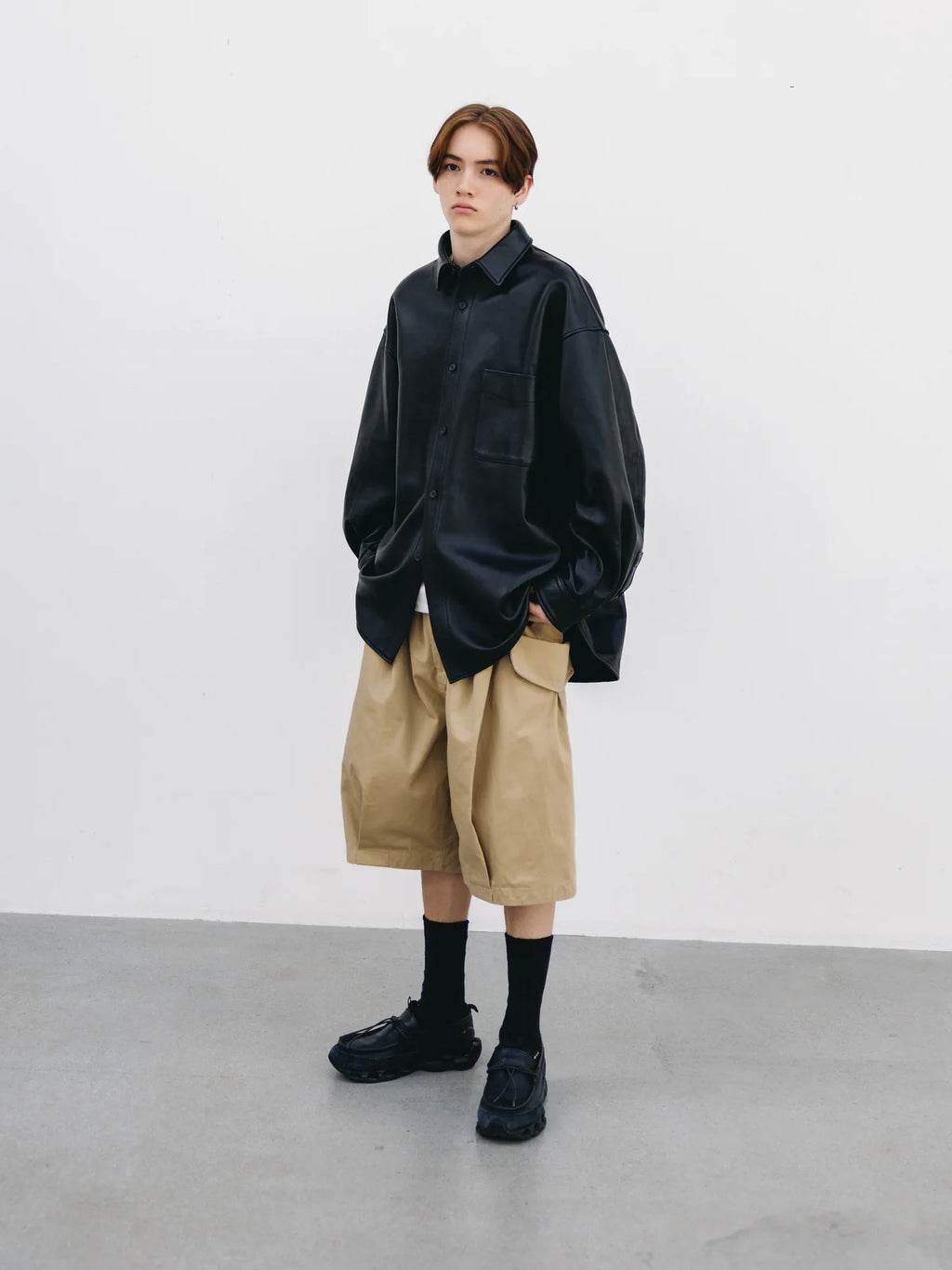 CLESSTE FLAP WIDE BALLOON HALF PANTS