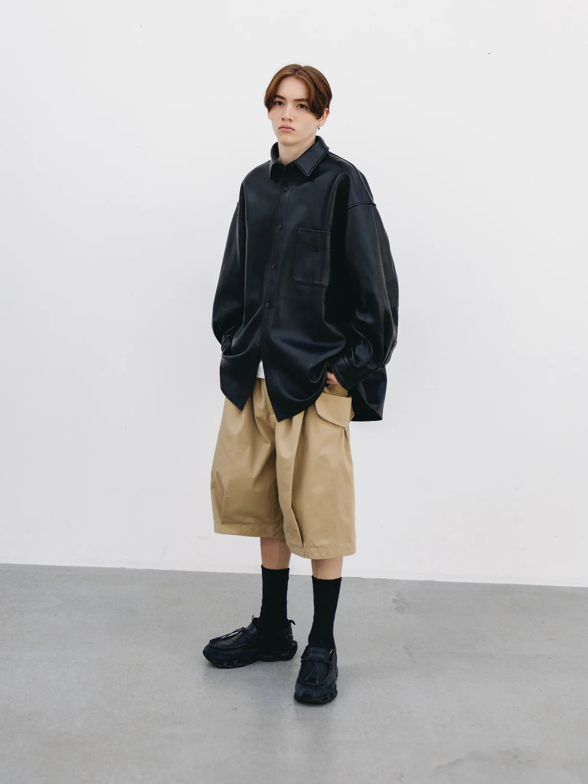 CLESSTE FLAP WIDE BALLOON HALF PANTS
