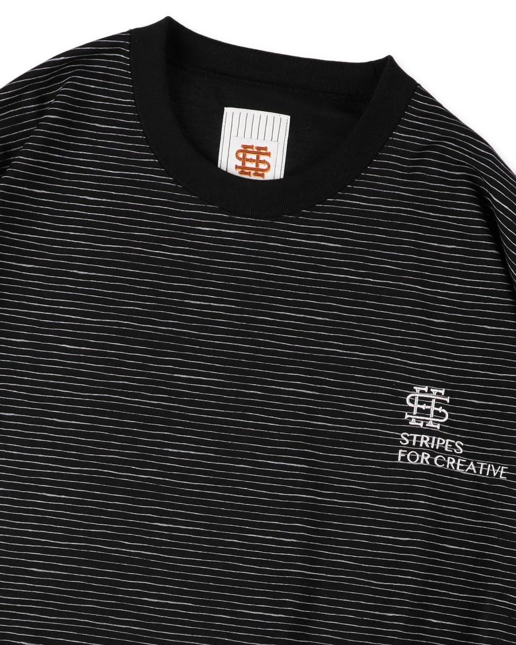 SEE SEE x S.F.C Super Big LS Border Tech Tee W Drawstrings