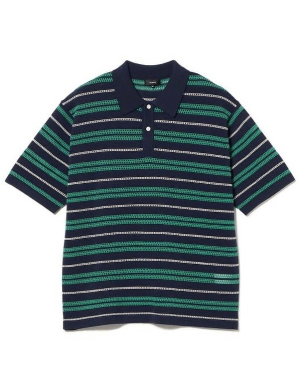 BEAMS
12 Gauge Border Polo Shirt