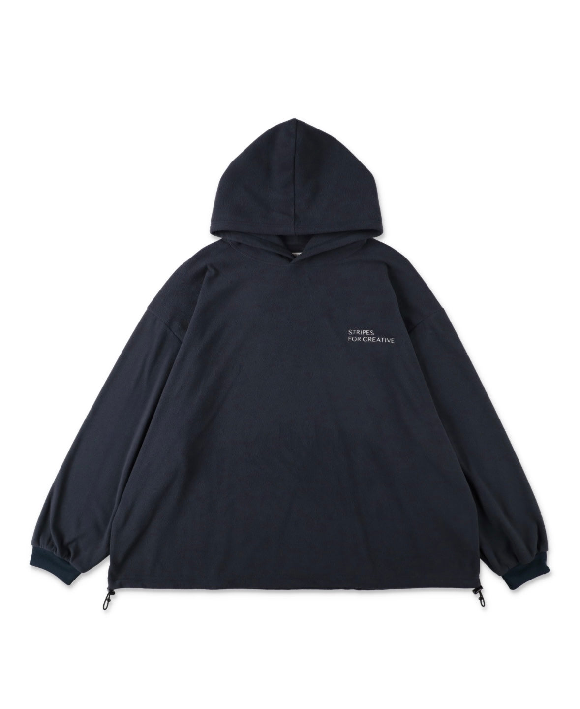 S.F.C FLEECE SUPER BIG HOODY LS TEE W/DRAWSTRINGS