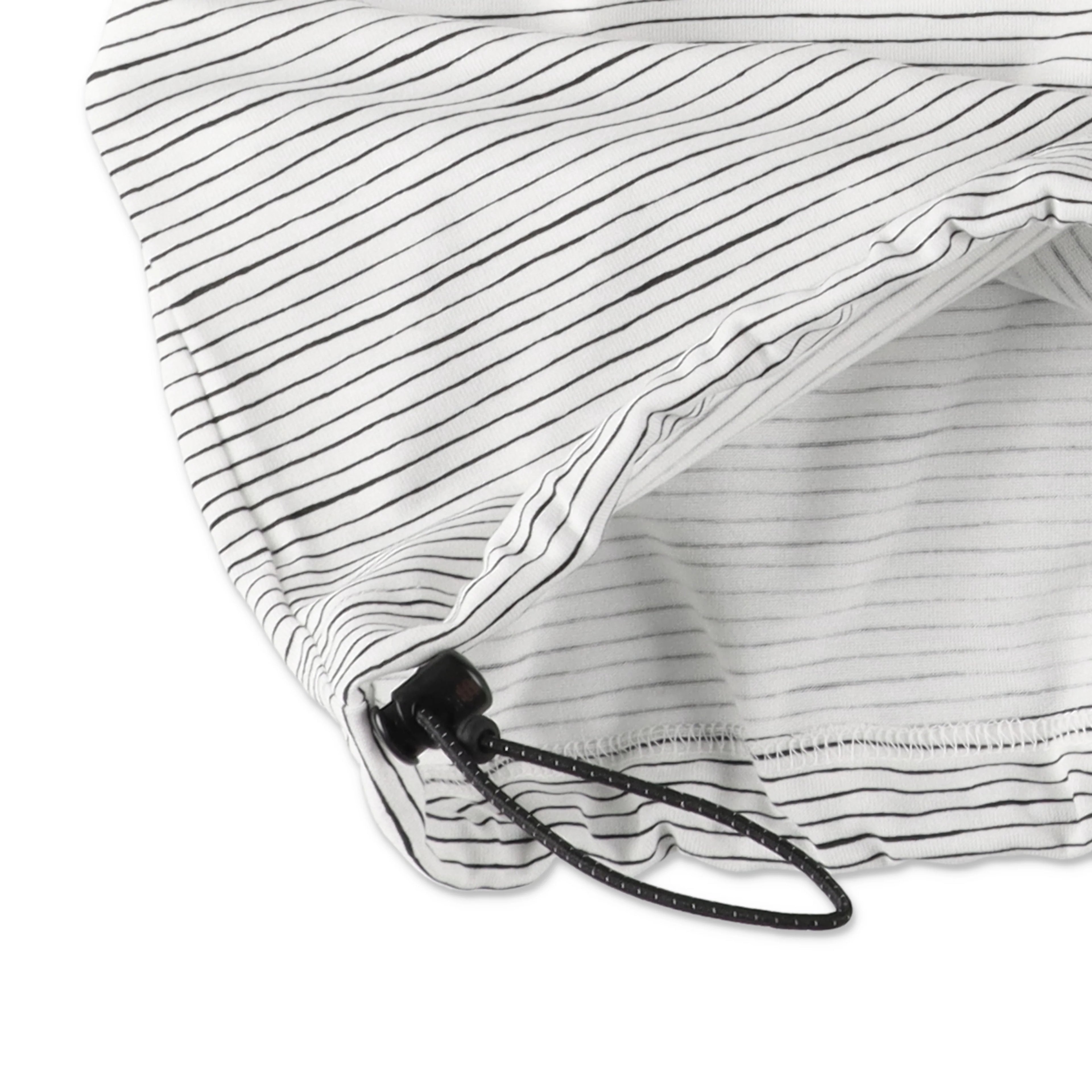 SEE SEE SUPER BIG BORDER SS W/DRAWSTRINGS TEE