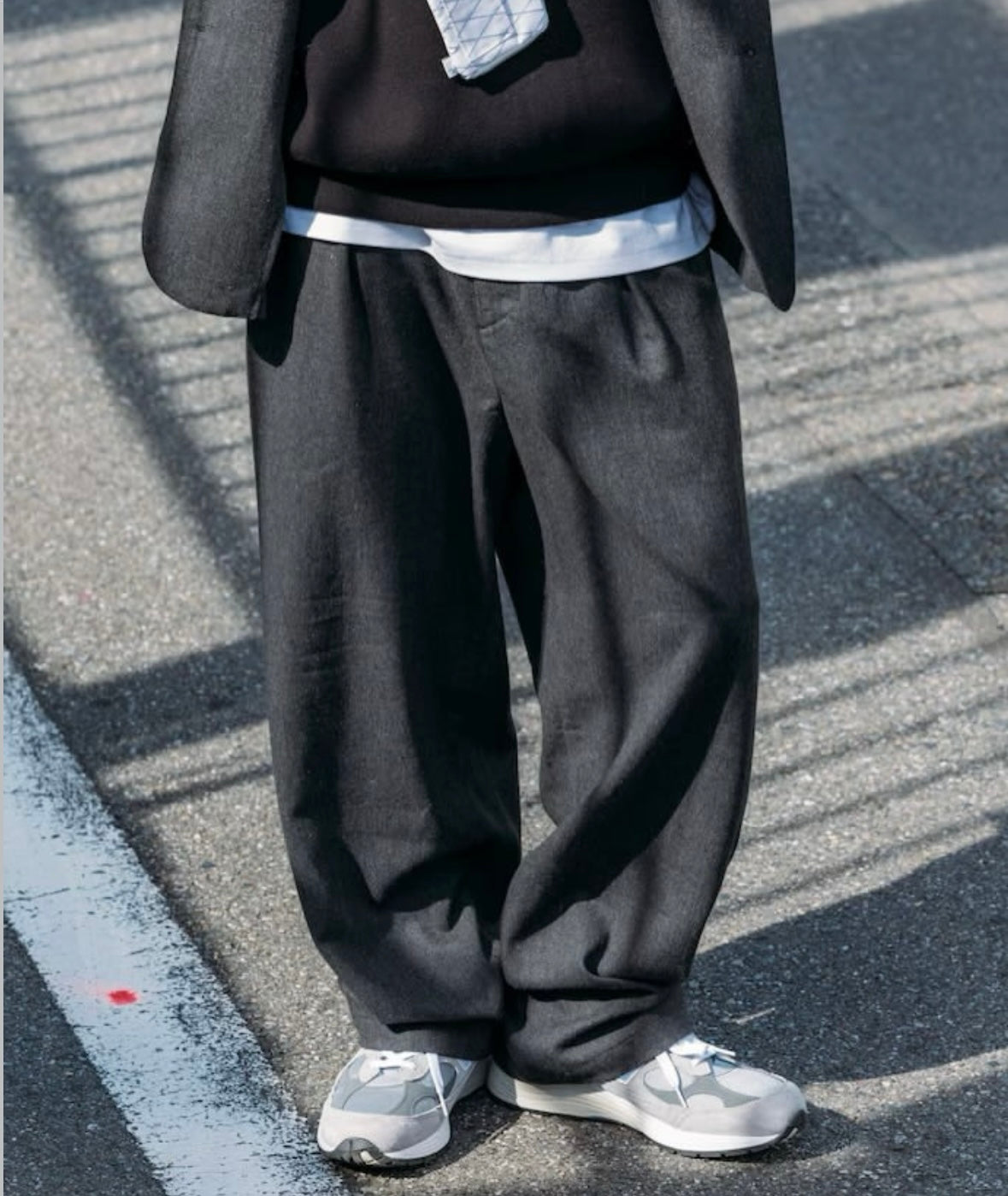 FREAK'S STORE
Relaxed Fit Woolly Jacket and Pants Setup Tailored jacket