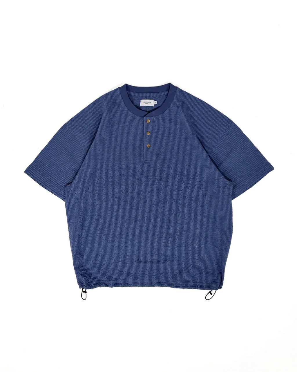 BONBON BLUETOWNTOKYO Sheer Soccer Henley Neck T