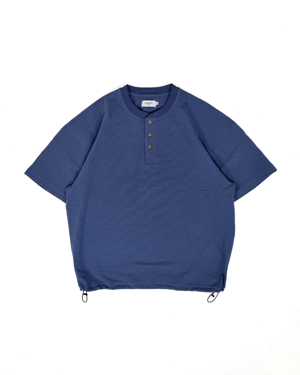 BONBON BLUETOWNTOKYO Sheer Soccer Henley Neck T