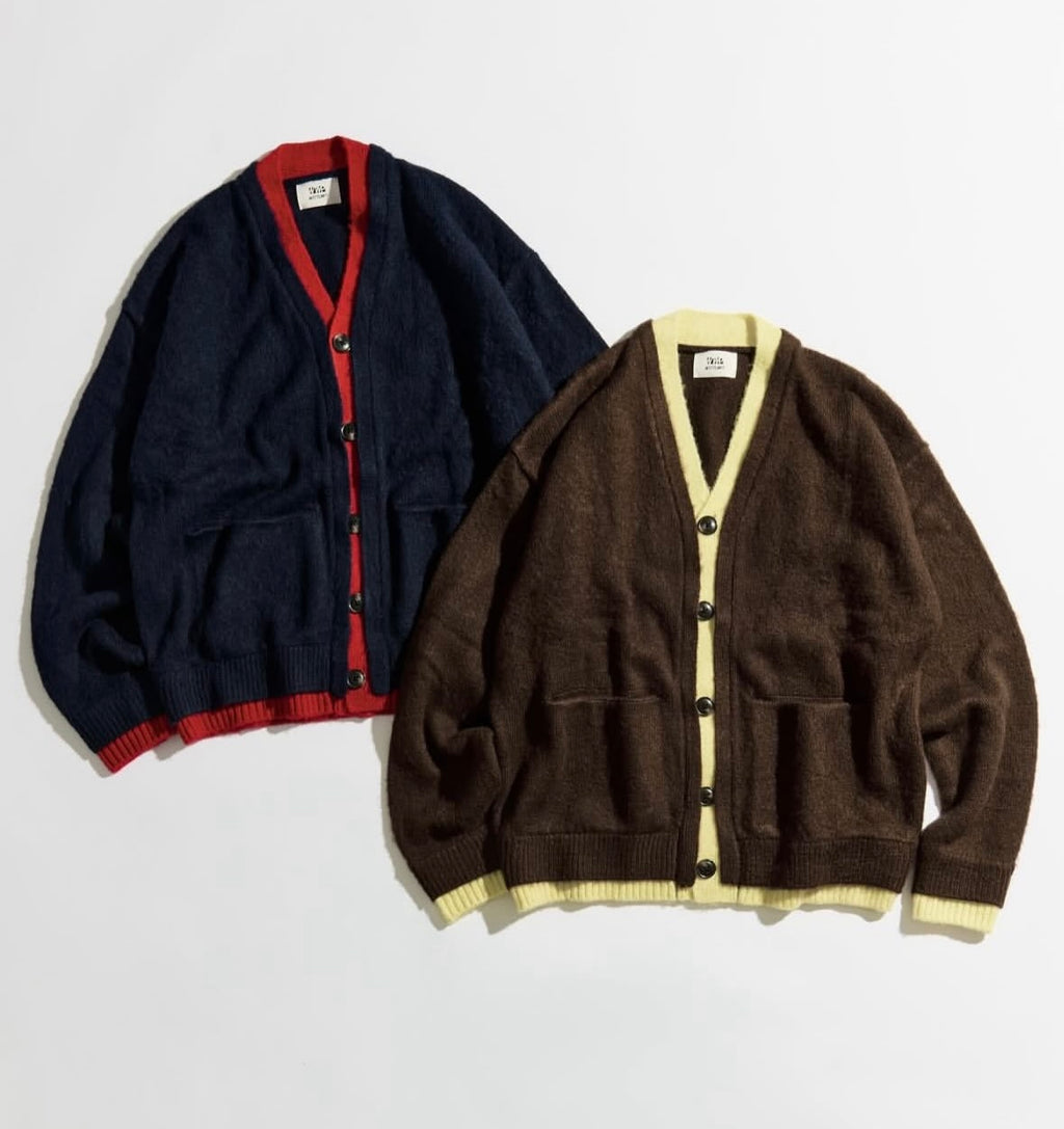WETTEMPT 
V NECK BRUSHED LAYERED CARDIGAN/V