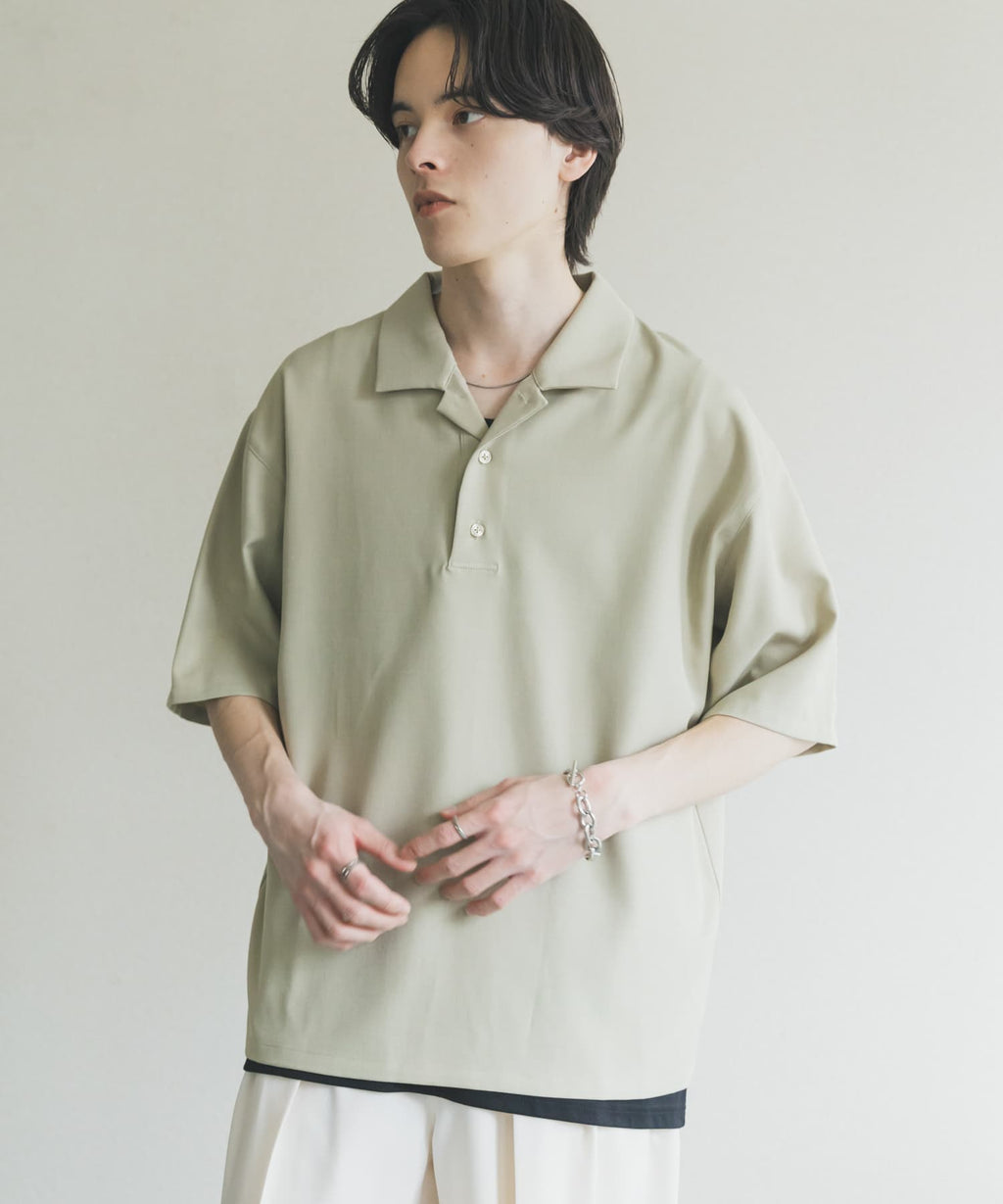 Urban Research SENSE OF PLACE
High Twist Pullover Short Sleeve Shirt