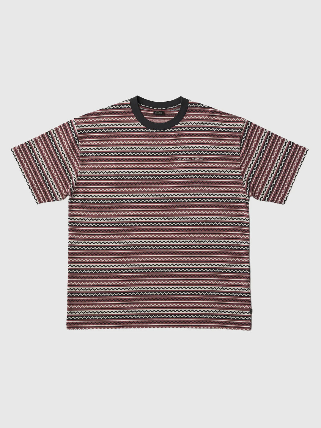 24SS Sedan All-Purpose / Jaquard Striped S/S Tee