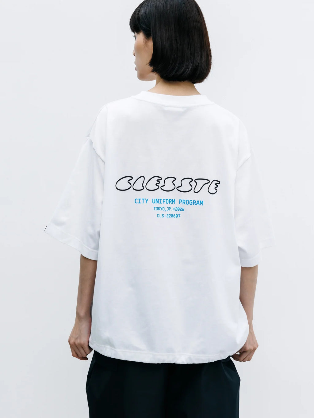 CLESSTE
【8.1 SAT 20:00- IN STOCK】"CLST" LOGO PRINT S/S T-SHIRT WITH DRAWSTRINGS