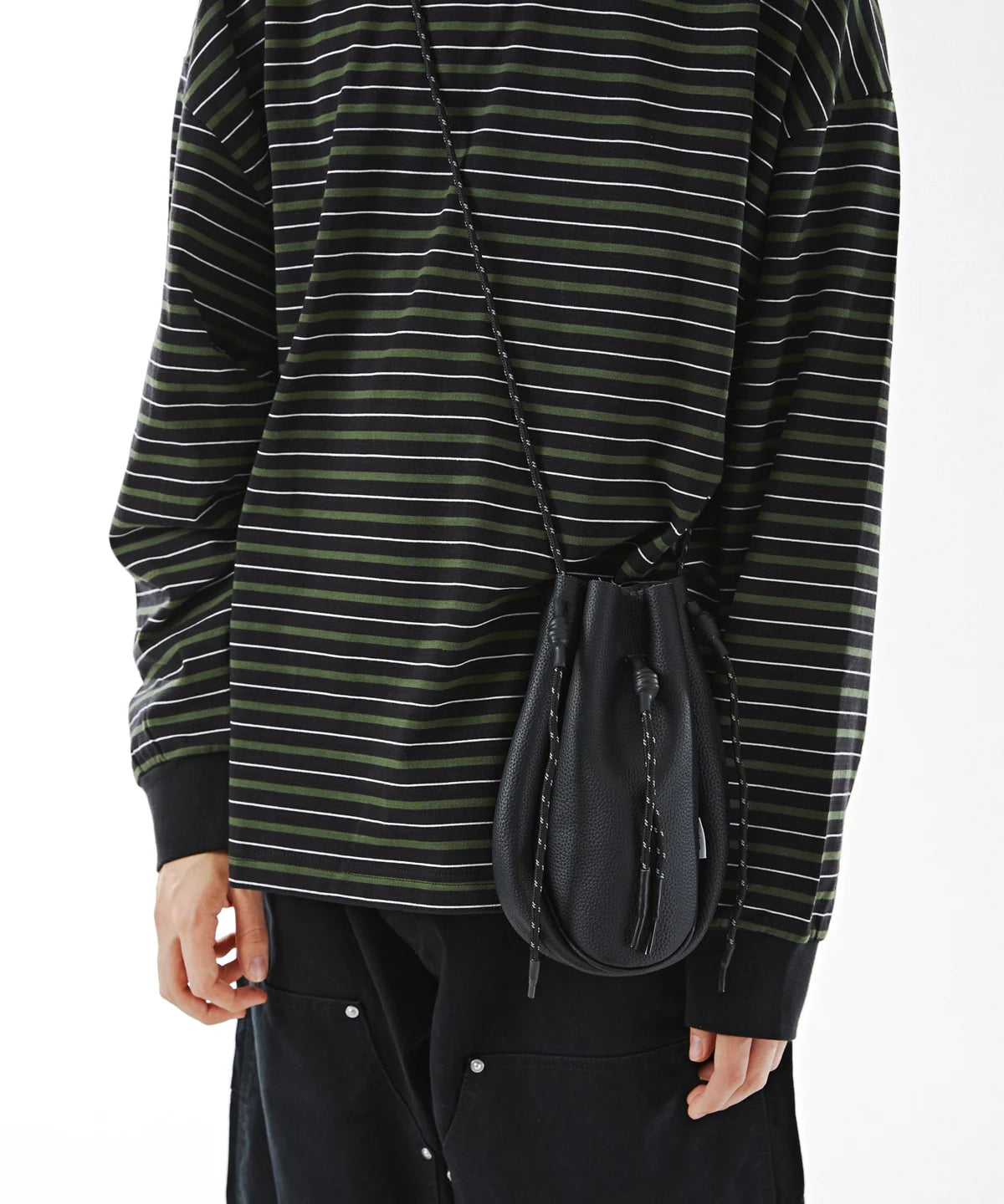 Meltum LEATHER DRAWSTRING BAG