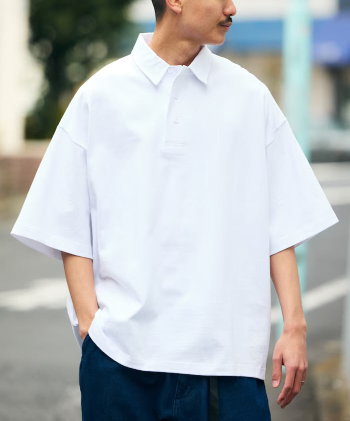 FREAK'S STORE
9oz Heavyweight Big Silhouette Heavyweight Polo Shirt/Oversized Polo