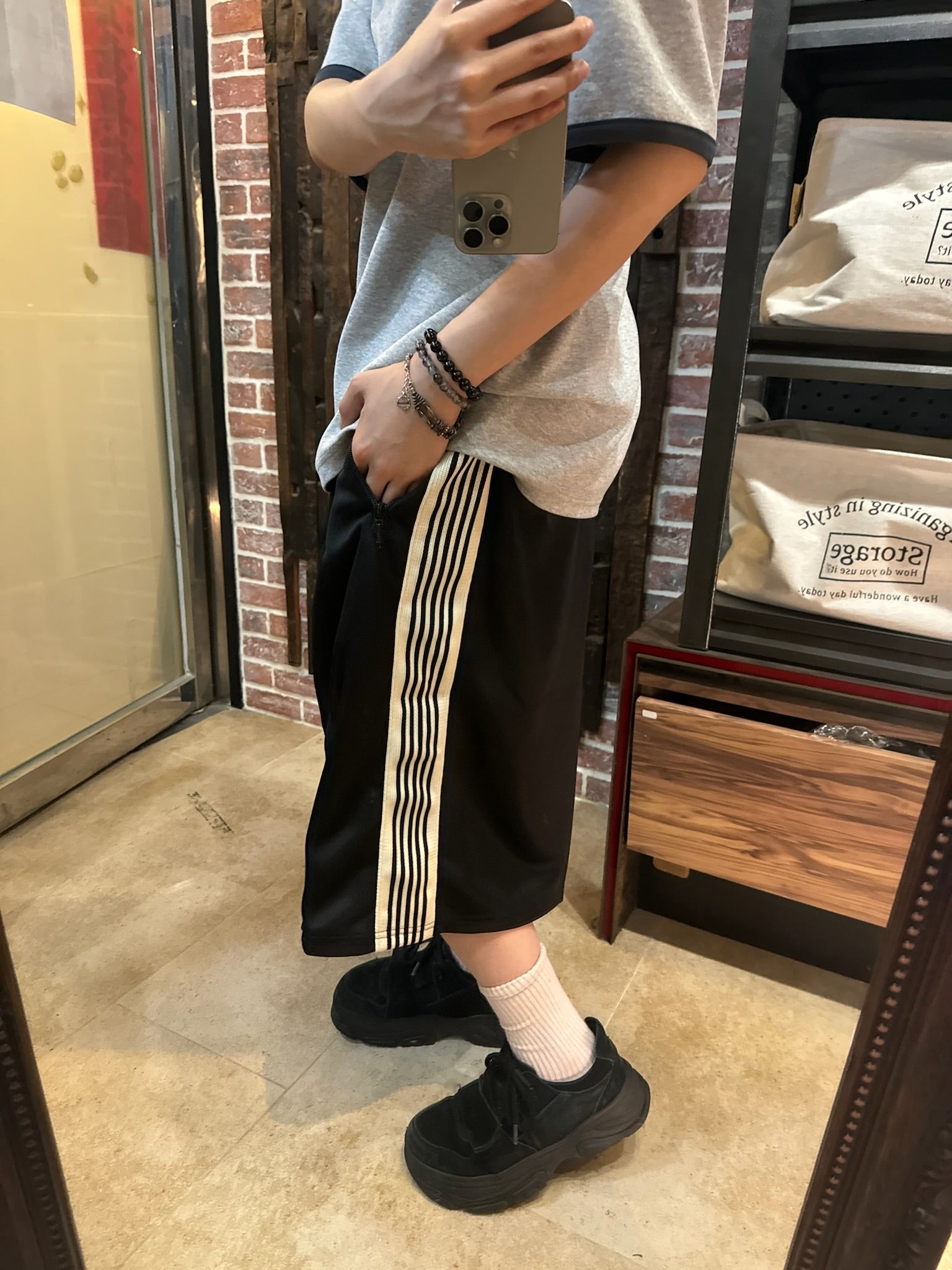 Needles 26ss
別注 Track Short - Poly Smooth