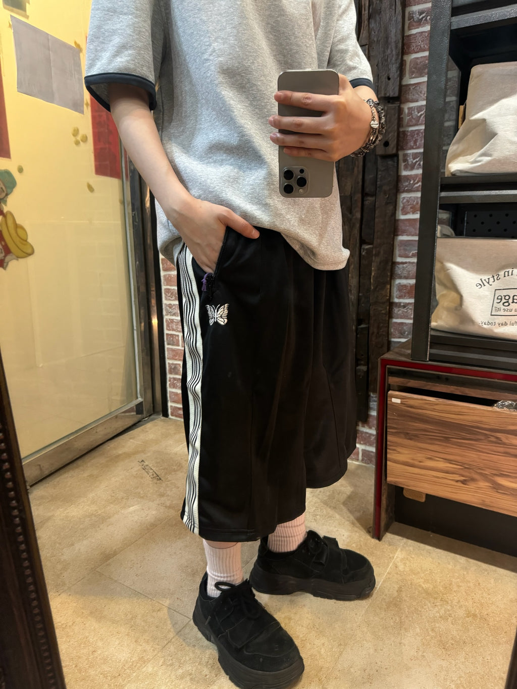 Needles 26ss
別注 Track Short - Poly Smooth