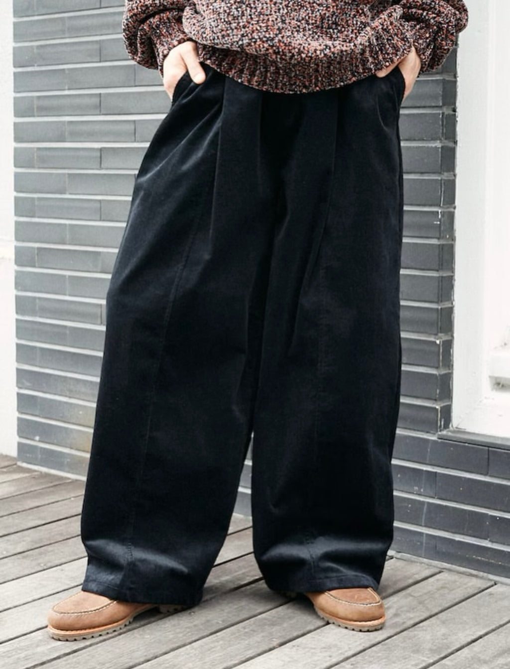 PUBLUX
Wide corduroy easy Pants[Limited products