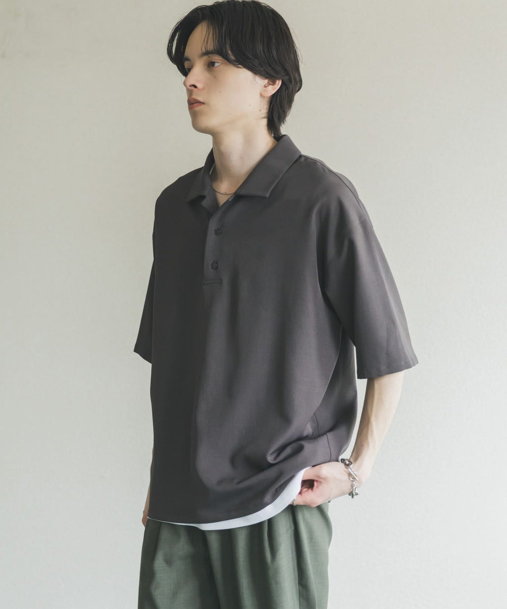 Urban Research SENSE OF PLACE
High Twist Pullover Short Sleeve Shirt