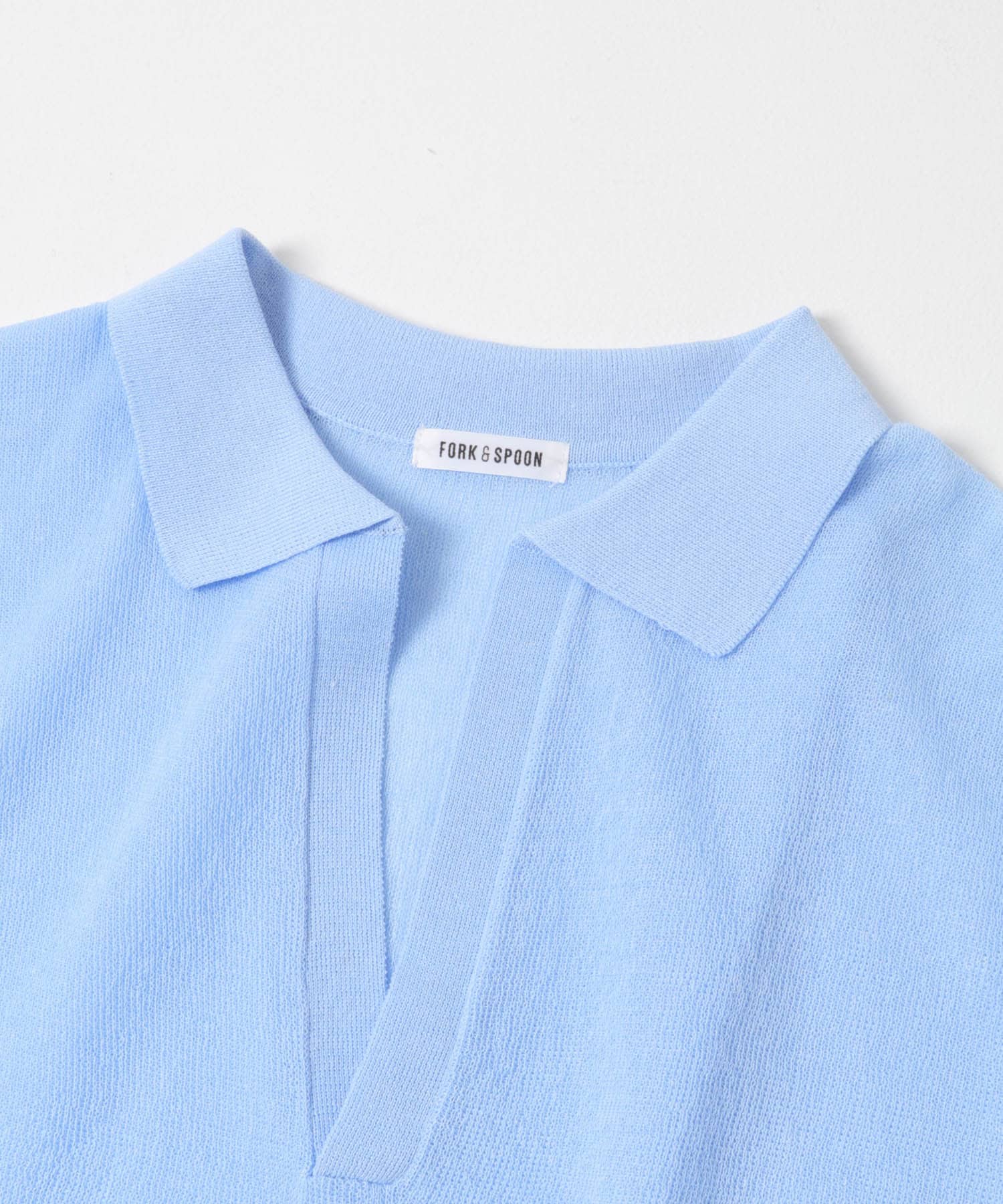 Urban Research FORK&SPOON Linen Blend Skipper Knit