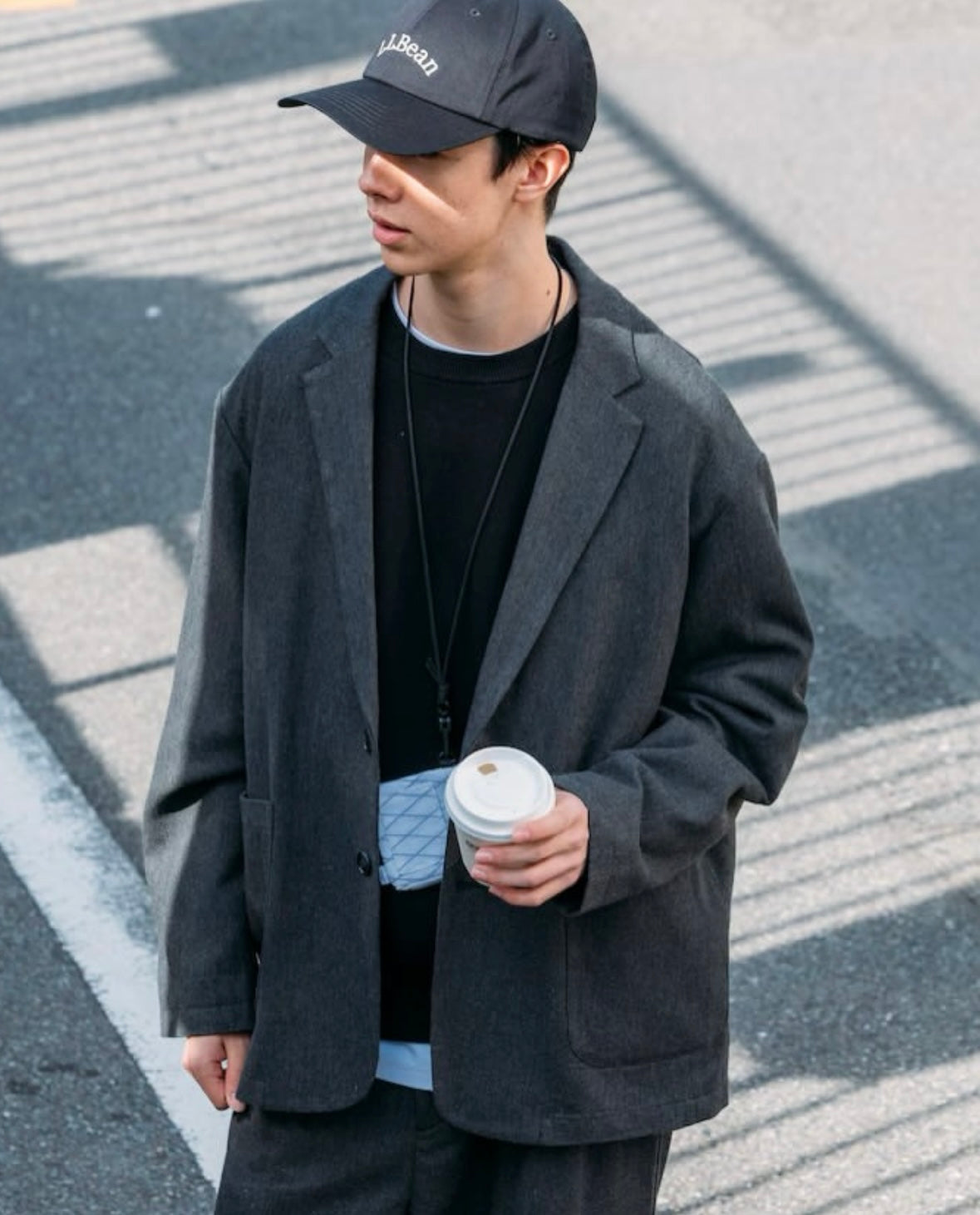 FREAK'S STORE
Relaxed Fit Woolly Jacket and Pants Setup Tailored jacket