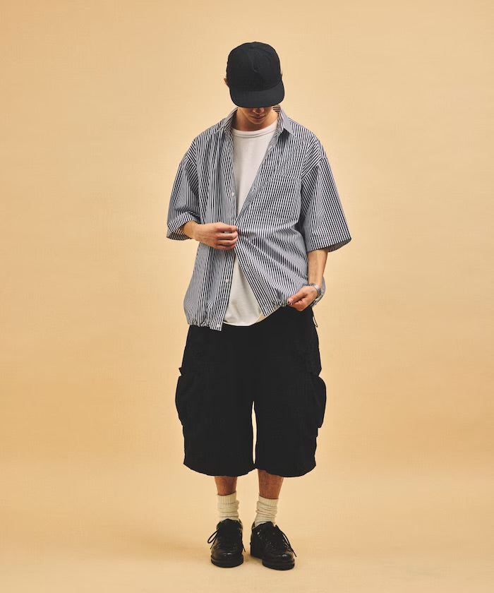 【FREAK'S STORE for BEACH & FES】 Typewriter Spindle Regular Collar S/S Shirt
