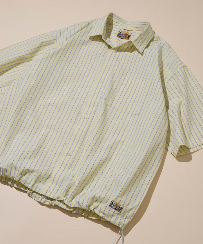 【FREAK'S STORE for BEACH & FES】 Typewriter Spindle Regular Collar S/S Shirt
