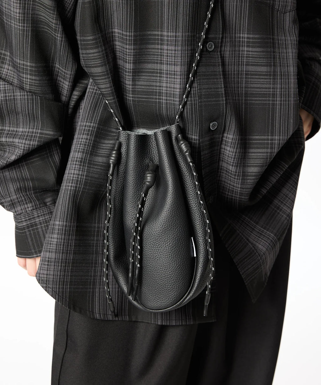 Meltum LEATHER DRAWSTRING BAG