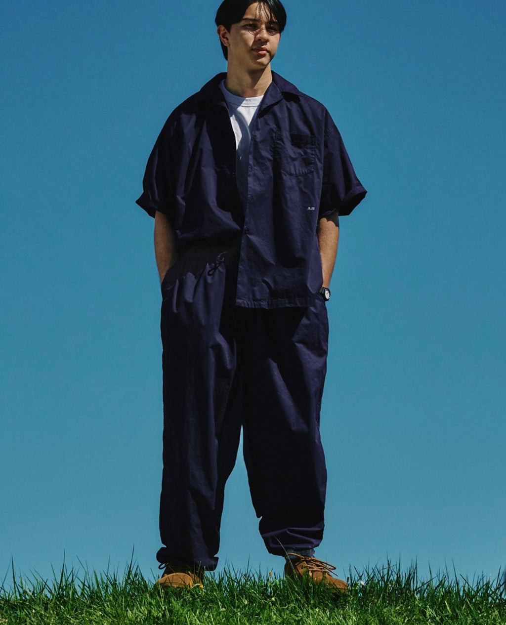 FamilyMart x 長谷川昭雄  Loose-fit pants