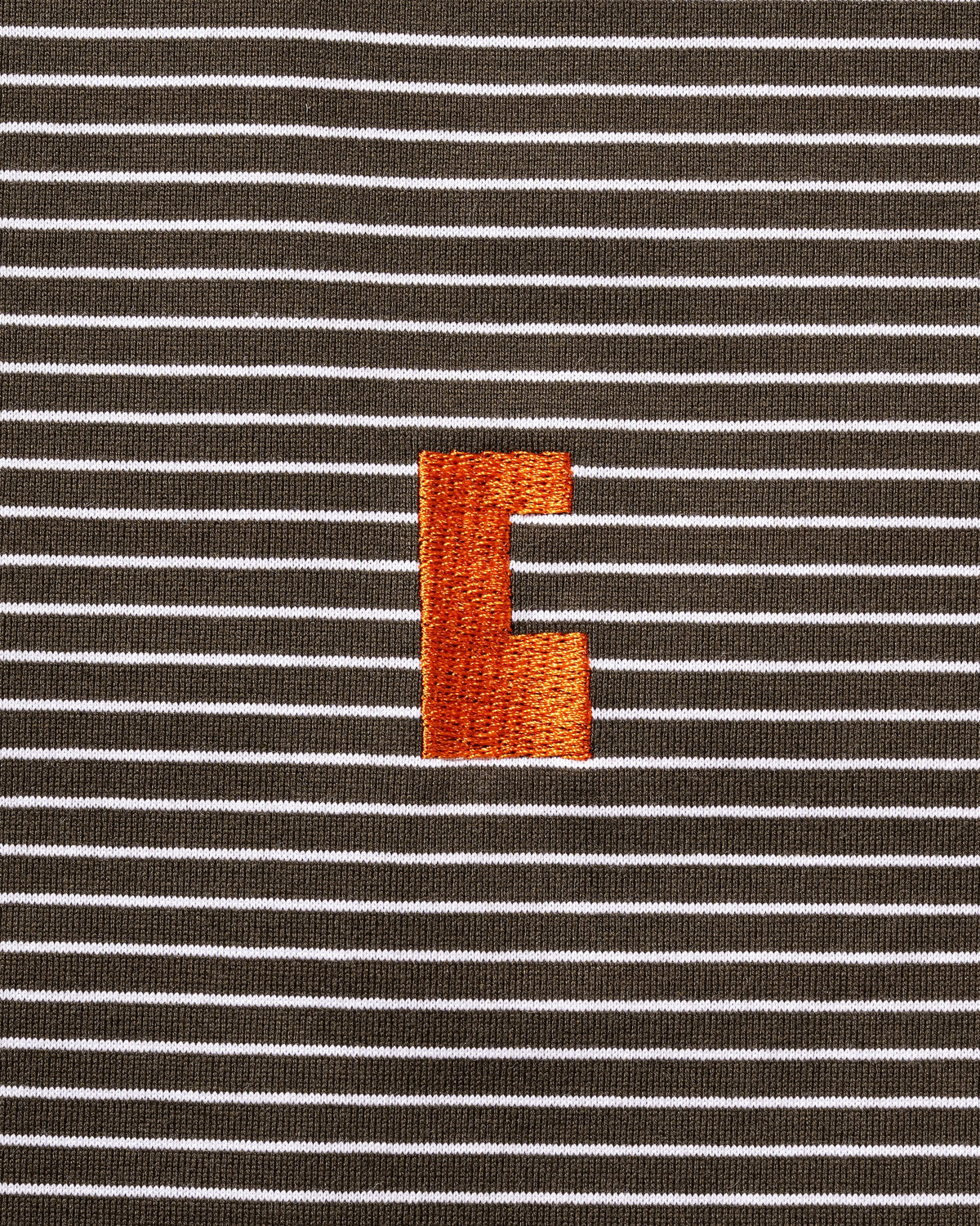 CLESSTE
”C“STRIPED MASSIVE T-SHIRT WITH DRAWSTRINGS