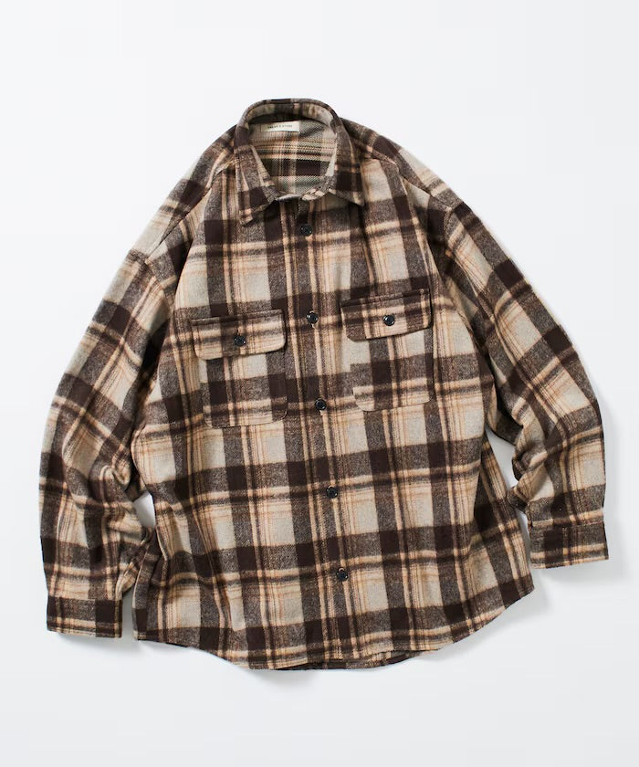 FREAK‘S STORE
Relax Fit Heavy Flannel Check Shirt
