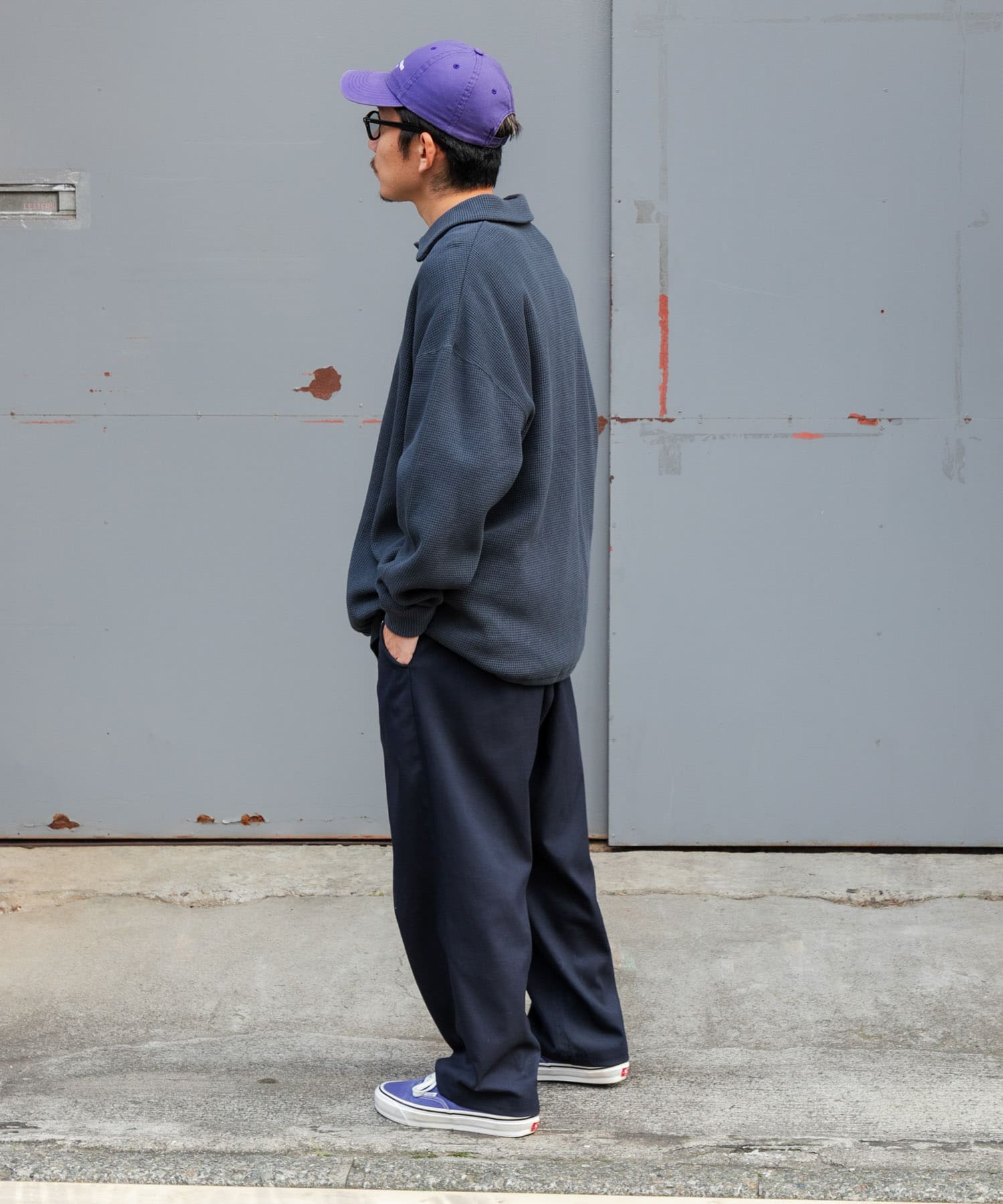 『UR TECH』Wide DAD TECH POLO PULLOVER