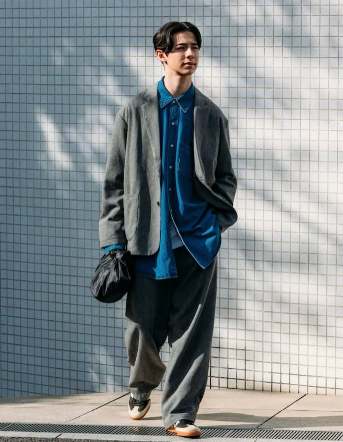 FREAK'S STORE
Relaxed Fit Woolly Jacket and Pants Setup Tailored jacket