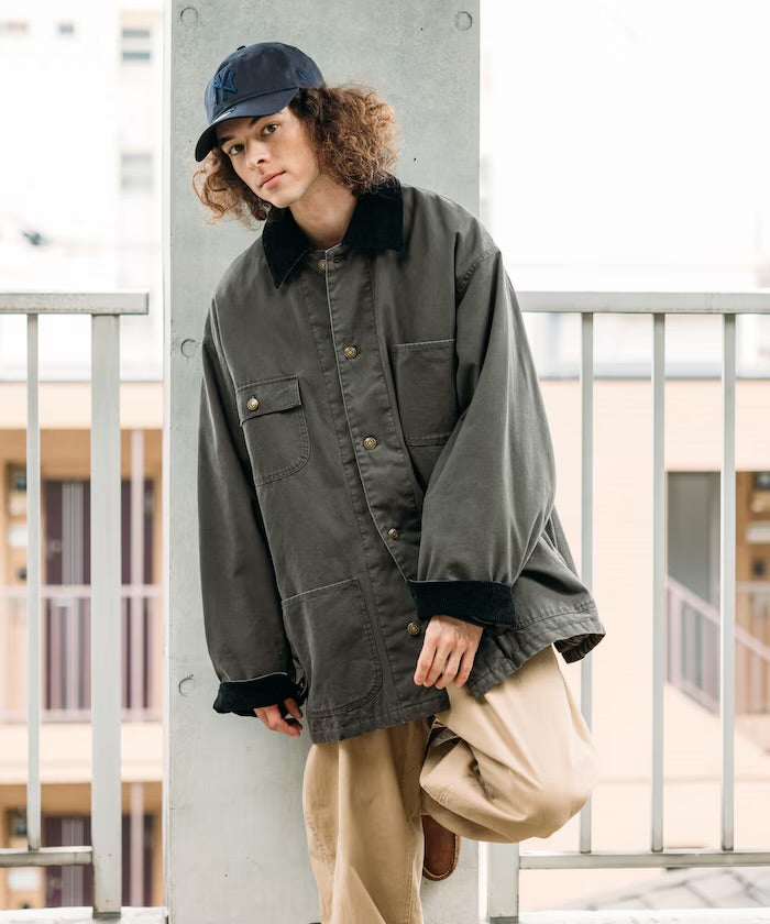 FREAK‘S STORE
Oversized Corduroy Duck Coverall Jacket [Limited products]